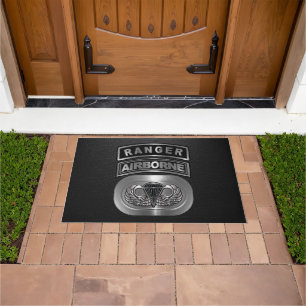 Airborne Ranger Paratrooper Doormat