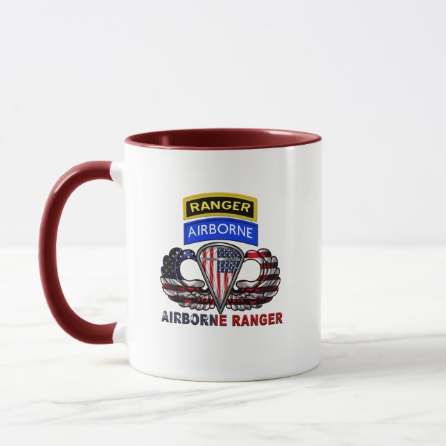  Airborne Ranger Paratrooper  Mug (Left)