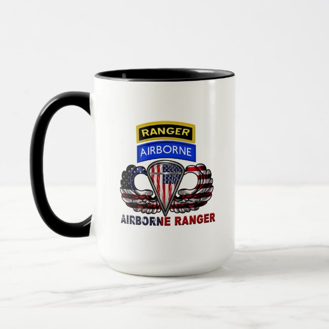  Airborne Ranger Paratrooper  Mug (Left)