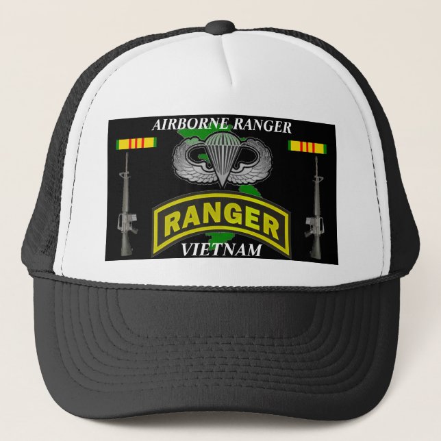 Airborne Ranger Vietnam Veteran Ball Caps (Front)