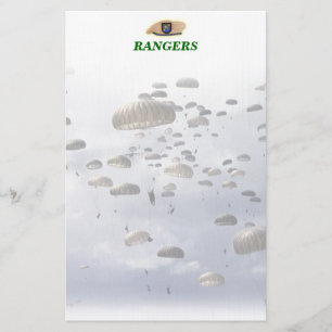 Airborne Rangers army veterans vets Stationery