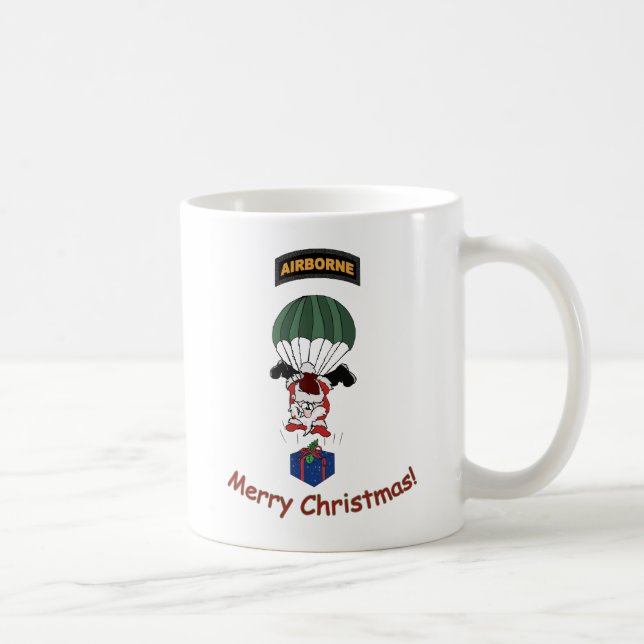 Airborne Santa Coffee Mug (Right)