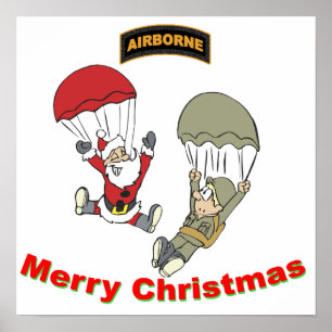 Airborne Santa II Poster