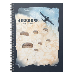 Airborne The Finest Paratroopers Jump Customisable Notebook