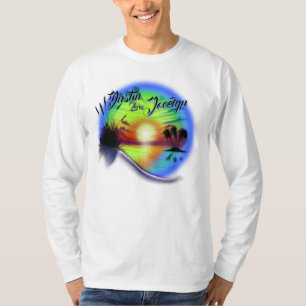 Airbrush Beach scene #02 personalised T-Shirt