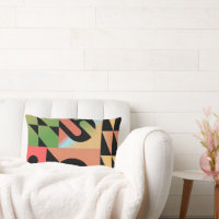 Airbrush Style Abstract Geometric Shapes Colourful