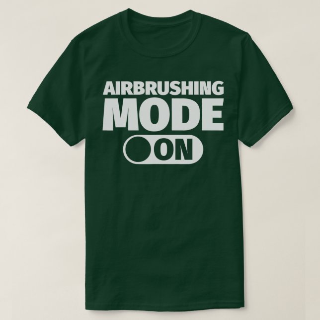 Airbrushing mode on  T-Shirt (Design Front)