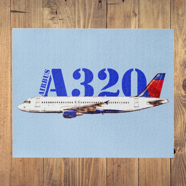 Airbus a320 Aeroplane Watercolor drawing Jigsaw Puzzle (Creator Uploaded)
