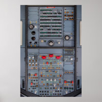 Airbus A321 Overhead Panel Poster