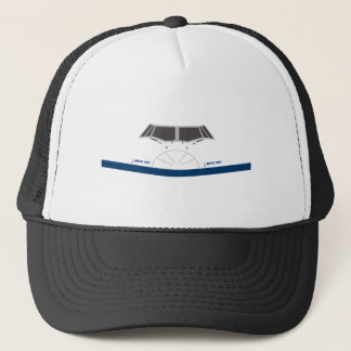 Airbus A350 nose front view Trucker Hat