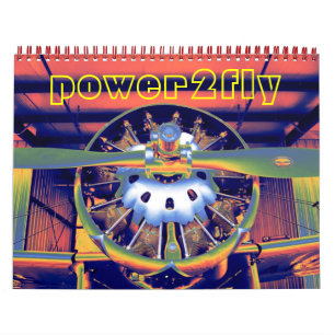 Aircraft aeroplane engine calendar 15 month 2012