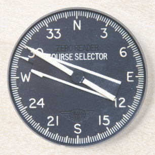Aircraft Aeroplane Flying Flight Course Instrument Coaster