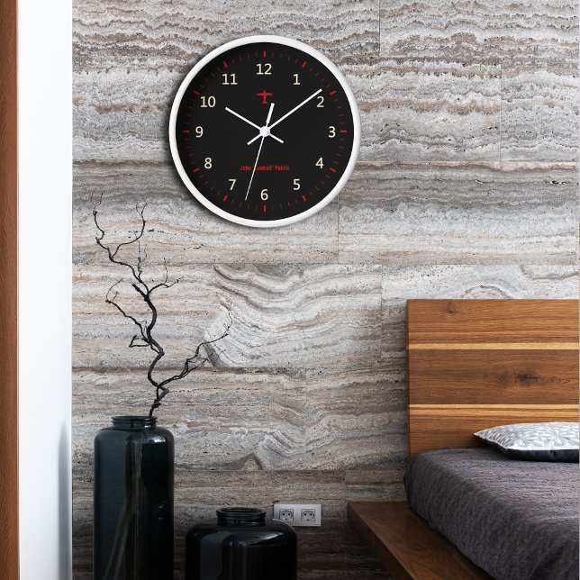 Aircraft Aviator Clock Dark (Creator Uploaded)