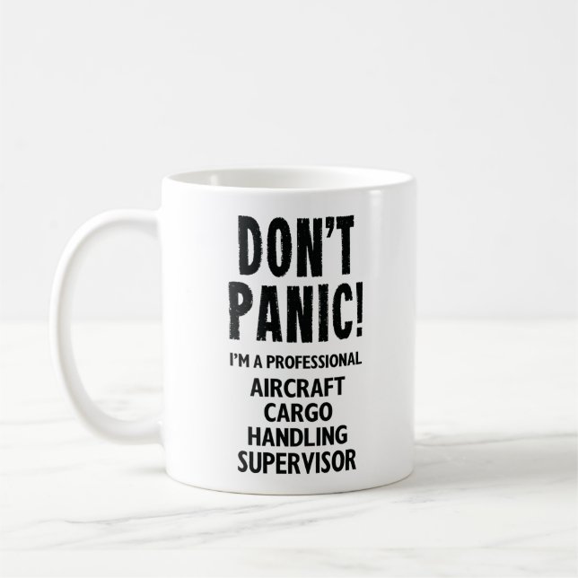 Aircraft Cargo Handling Supervisor Coffee Mug (Left)