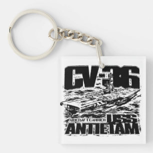 Aircraft carrier Antietam Key Ring