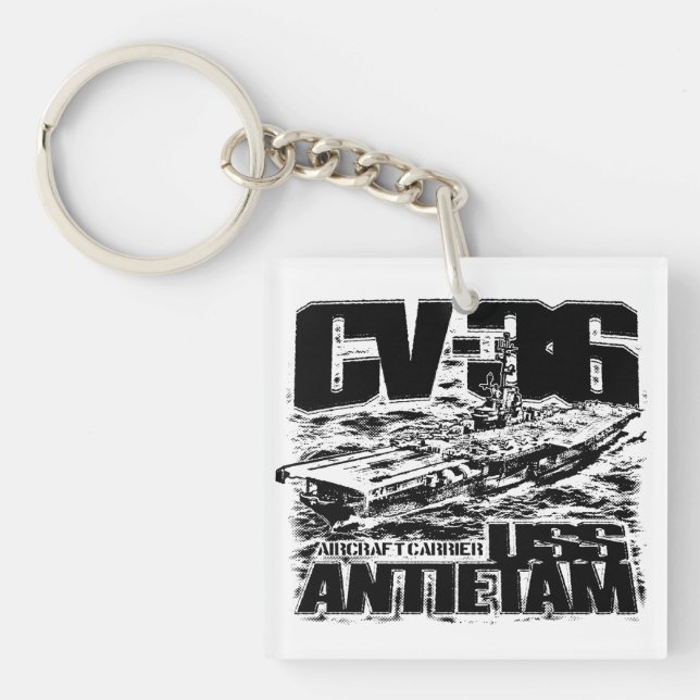 Aircraft carrier Antietam Key Ring (Front)