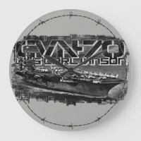 Aircraft carrier Carl Vinson Acrylic Wall Clock