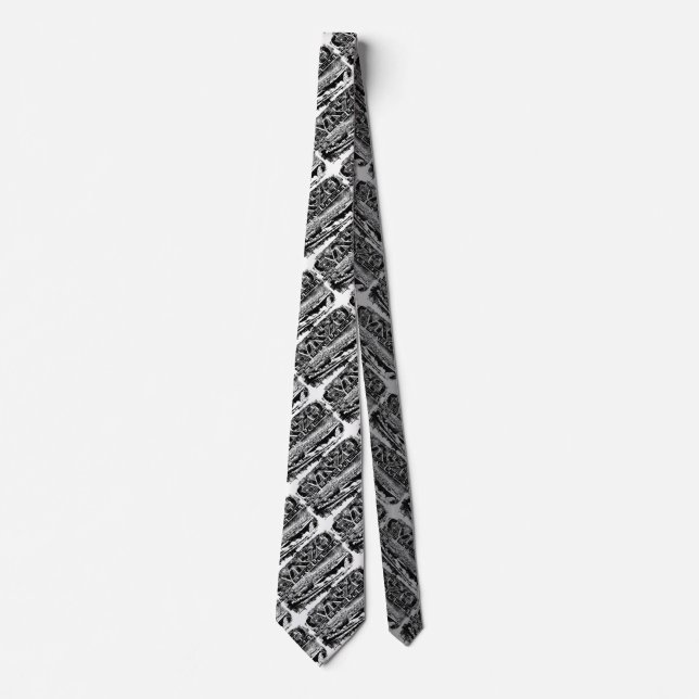 Aircraft carrier Carl Vinson Tie Neck Tie (Front)