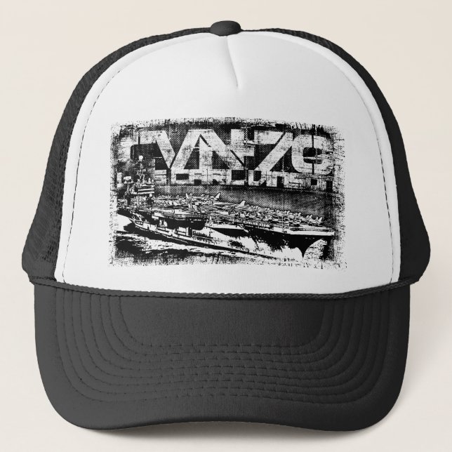 Aircraft carrier Carl Vinson Trucker Hat (Front)