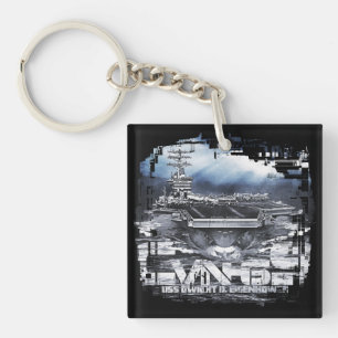 Aircraft carrier D.D.Eisenhower Acrylic Keychain