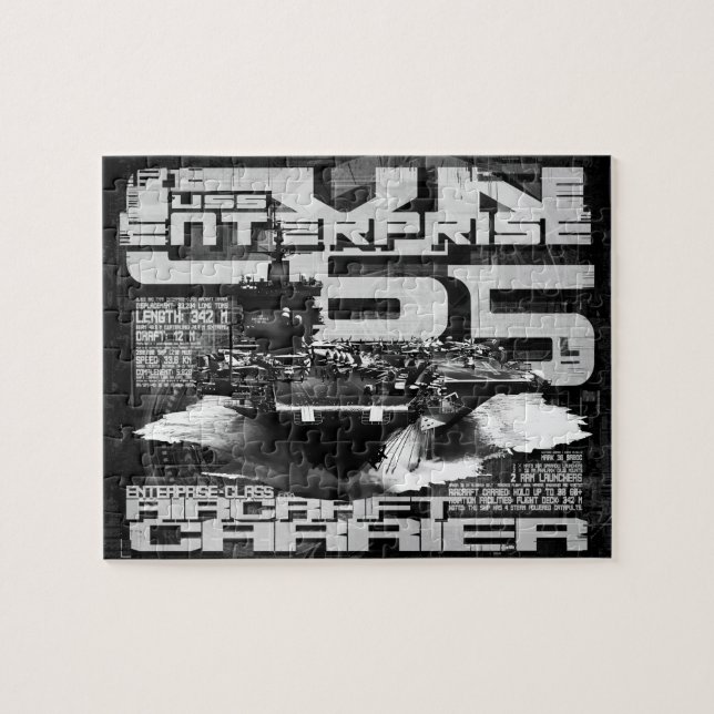 Aircraft carrier Enterprise Puzzle (Horizontal)
