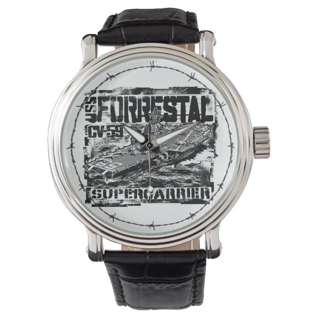 Aircraft carrier Forrestal eWatch Watch (Front)