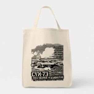 Aircraft carrier George Washington Tote Bag