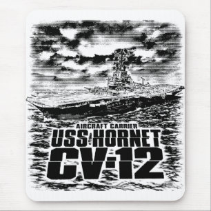 Aircraft carrier Hornet Mouse Pad