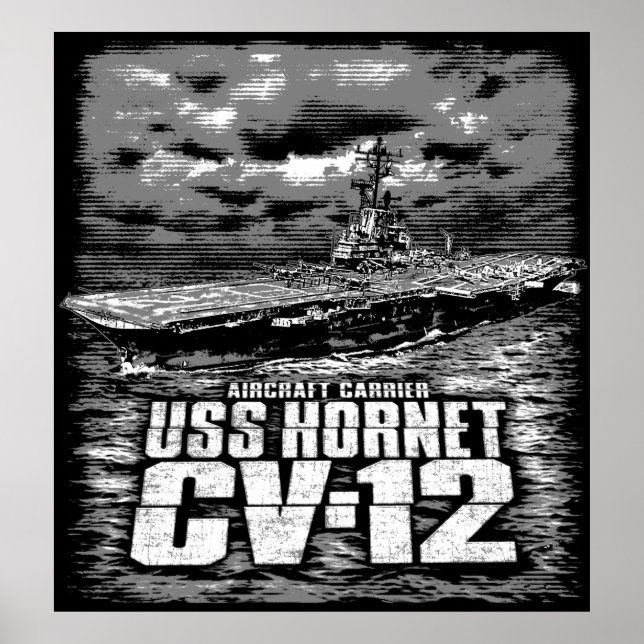Aircraft carrier Hornet Poster (Front)