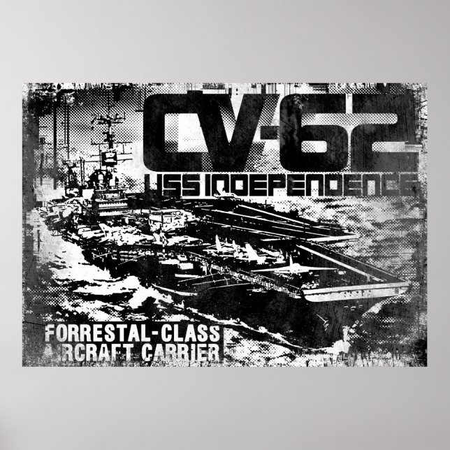 Aircraft carrier Independence Print (Front)