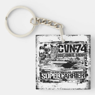 Aircraft carrier John C. Stennis Acrylic Keychain