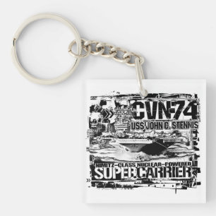 Aircraft carrier John C. Stennis Acrylic Keychain
