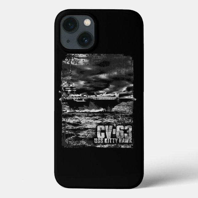 Aircraft carrier Kitty Hawk Case-Mate iPhone Case (Back)
