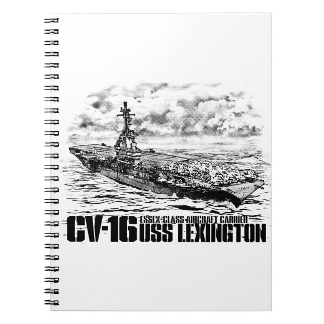 Aircraft carrier Lexington Fuji notebook (Front)