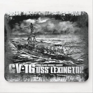 Aircraft carrier Lexington Mousepad
