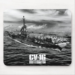 Aircraft carrier Lexington Mousepad