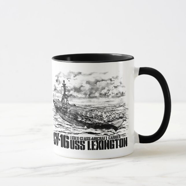 Aircraft carrier Lexington Mug (Right)