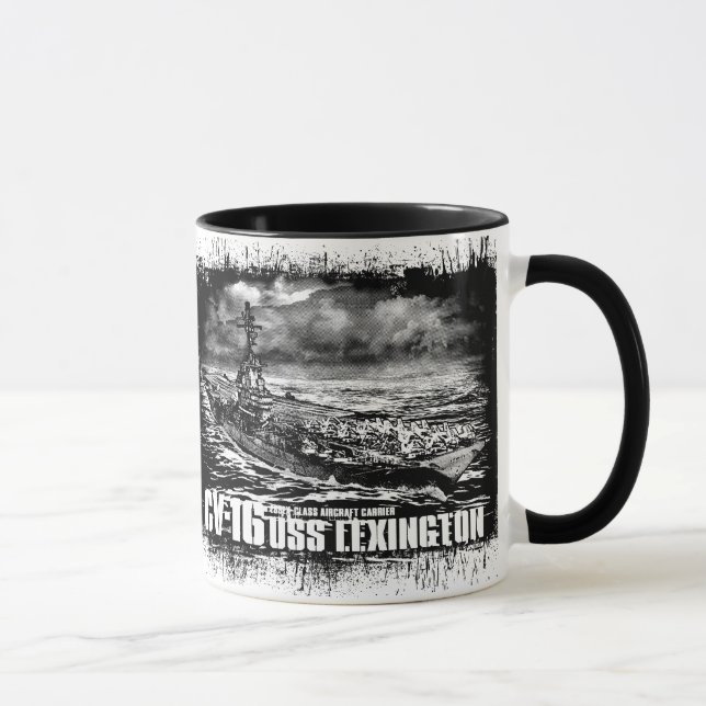 Aircraft carrier Lexington Mug (Right)