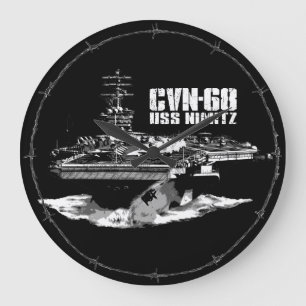 Aircraft carrier Nimitz Aif wallclock