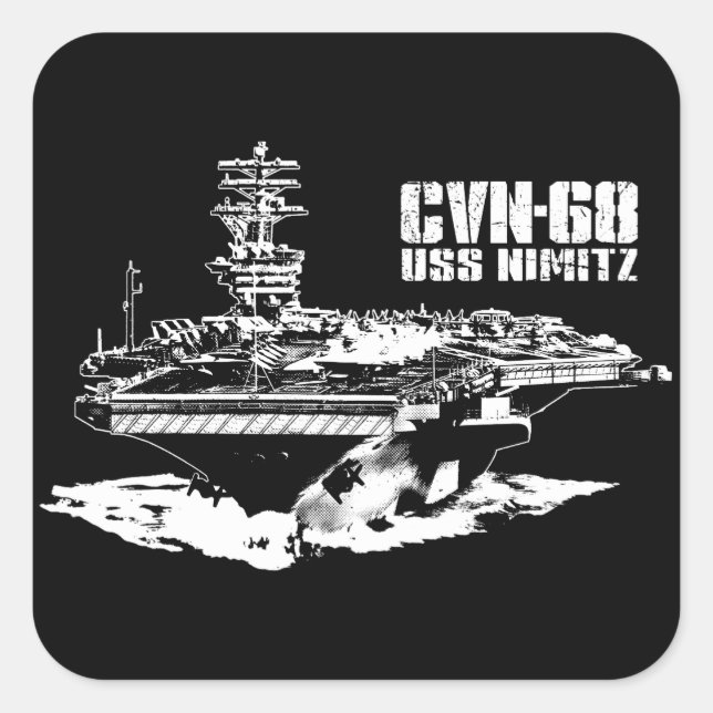 Aircraft carrier Nimitz Sticker (Front)