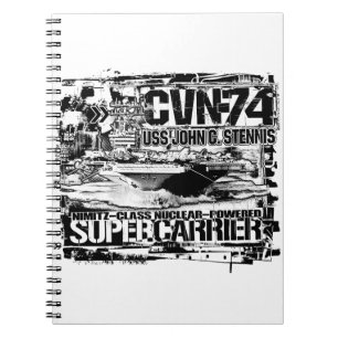 Aircraft carrier Spiral Photo Notebook