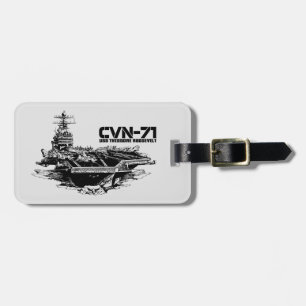 Aircraft carrier Theodore Roosevelt Aif luggagetag Luggage Tag