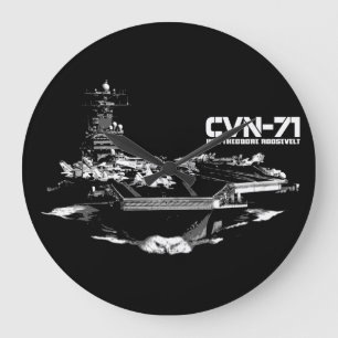 Aircraft carrier Theodore Roosevelt Aif wallclock