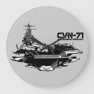 Aircraft carrier Theodore Roosevelt Aif wallclock