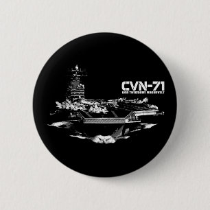 Aircraft carrier Theodore Roosevelt Button
