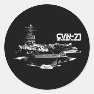 Aircraft carrier Theodore Roosevelt Sticker