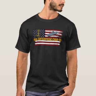 Aircraft Carrier USS Enterprise CVAN 65 Veterans D T-Shirt