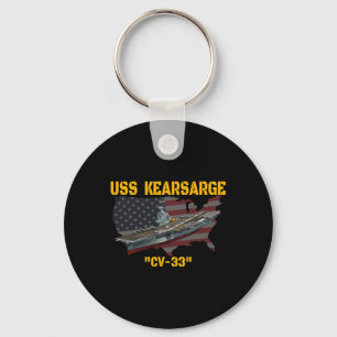 Aircraft Carrier Uss Kearsarge Cv-33 Veteran Day F Key Ring