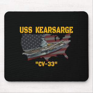 Aircraft Carrier Uss Kearsarge Cv-33 Veteran Day F Mouse Pad