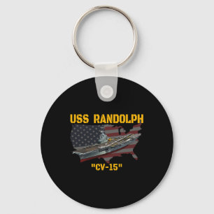 Aircraft Carrier Uss Randolph Cv-15 Veterans Day F Key Ring
